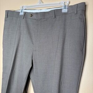 Ralph Lauren Men Gray Pleated Dress‎ Pants 38W x 29L Business Casual Preppy